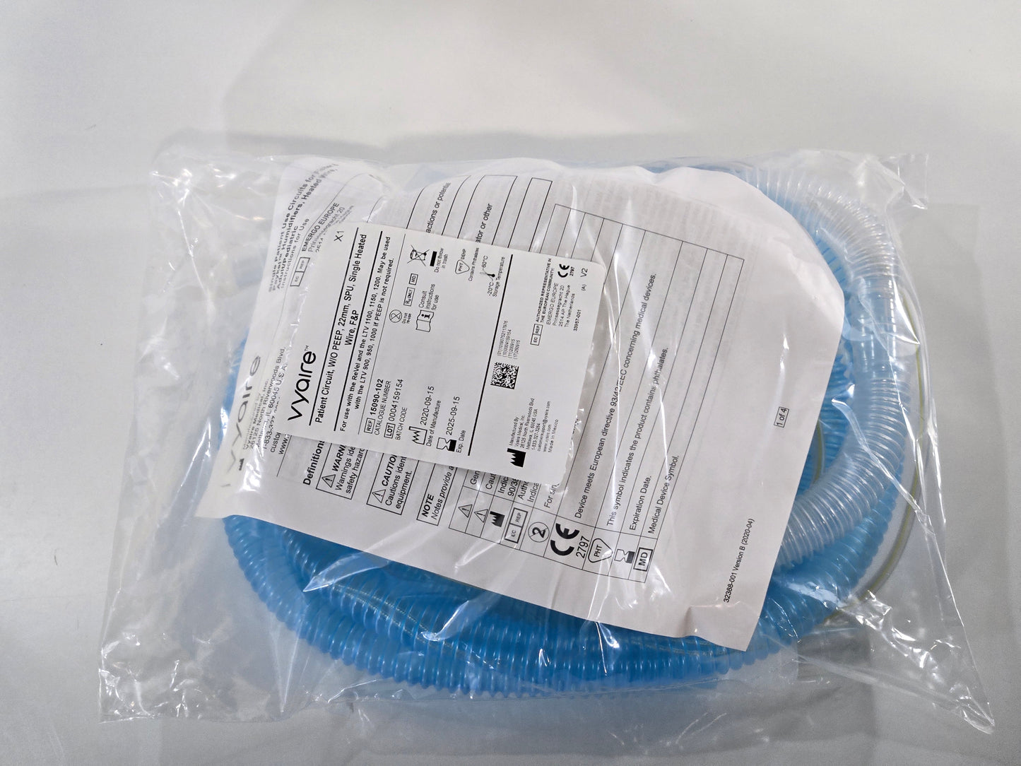 Vyaire Heated Patient Circuit WO PEEP 22 mm 15090-102