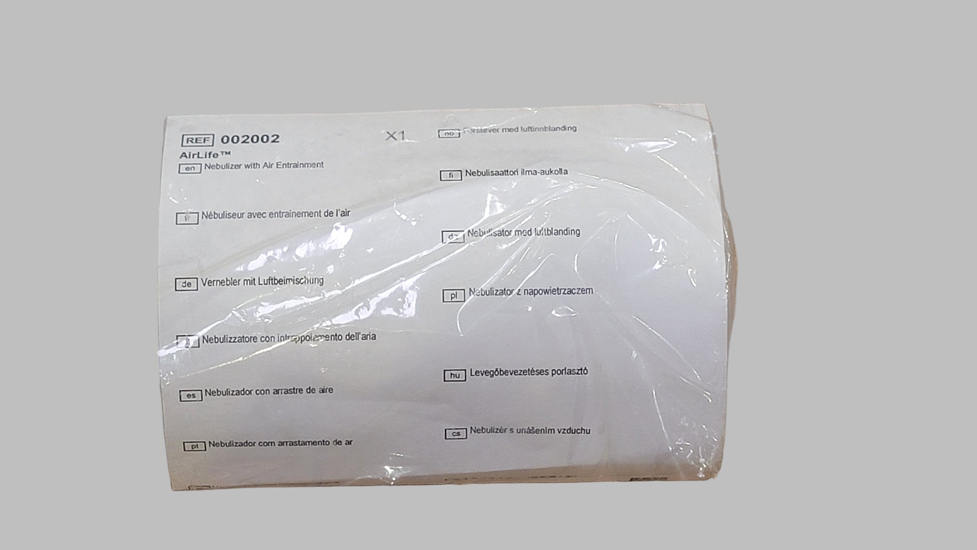 Vyaire Airlife Nebulizers with Air Entrainment MPN 002002 tag - New