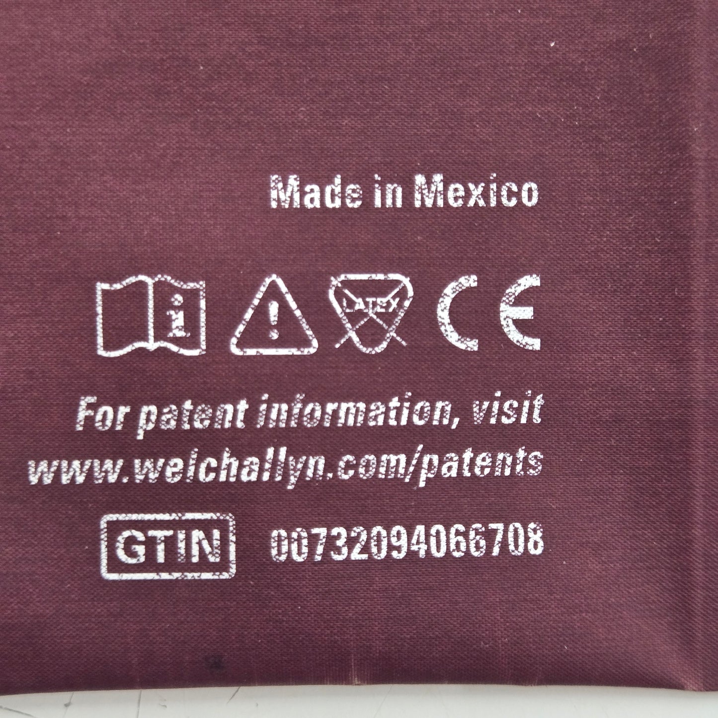 Welch Allyn Blood Pressure Cuff REUSE-12 Tag 1