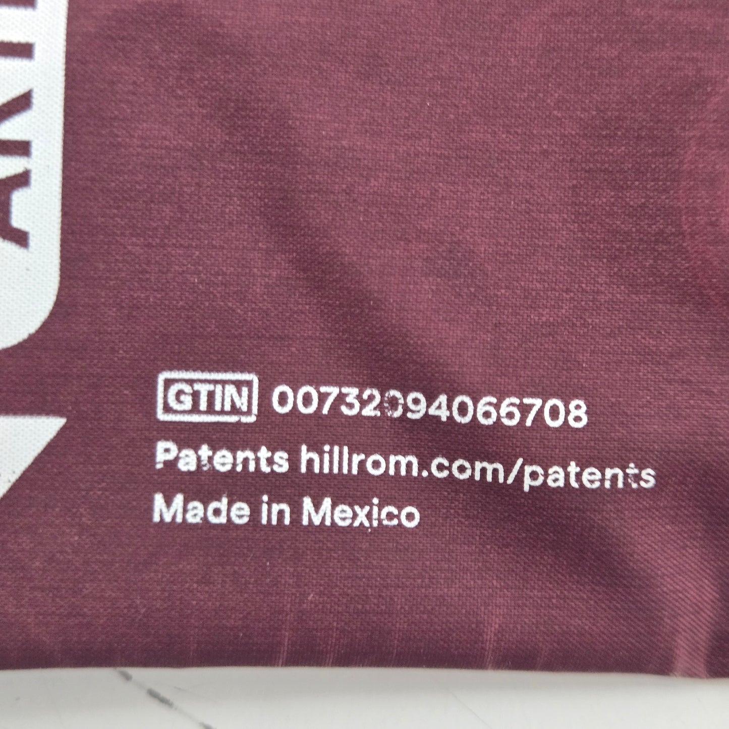 Welch Allyn Hillrom Blood Pressure Cuff REUSE-12 GTIN Tag