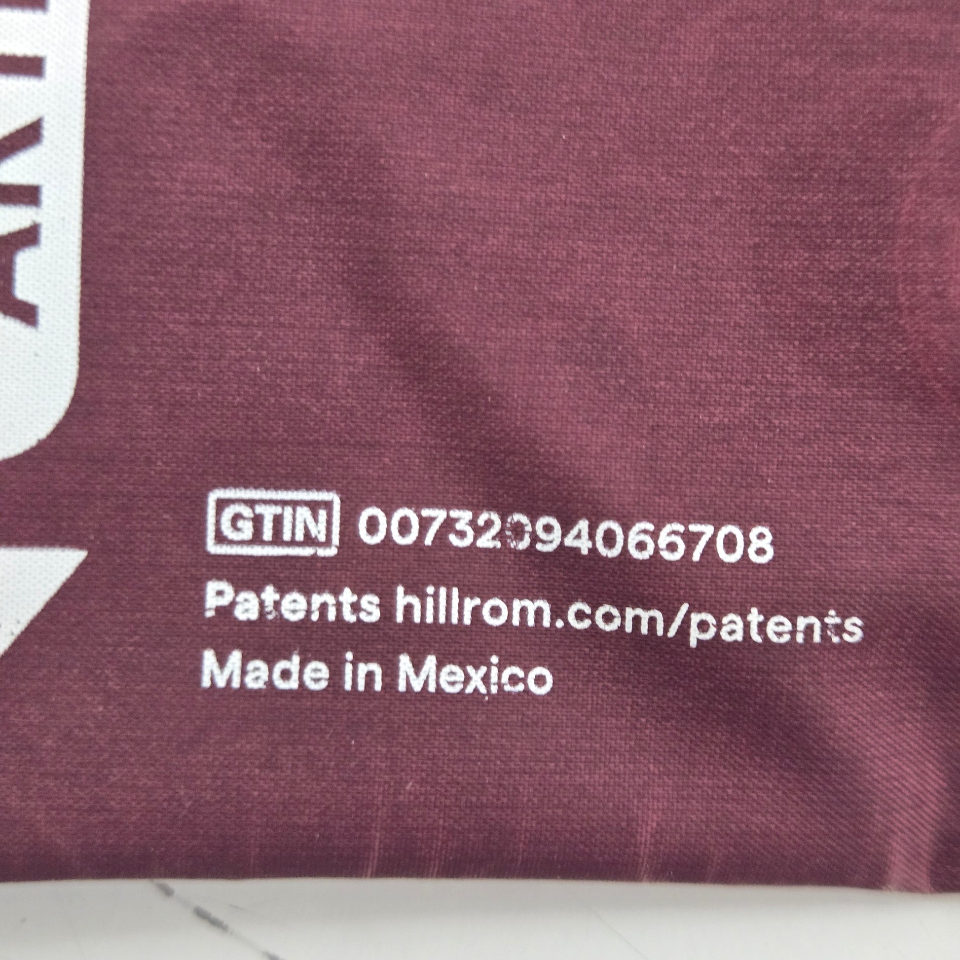 Welch Allyn Hillrom Blood Pressure Cuff REUSE-12 GTIN Tag