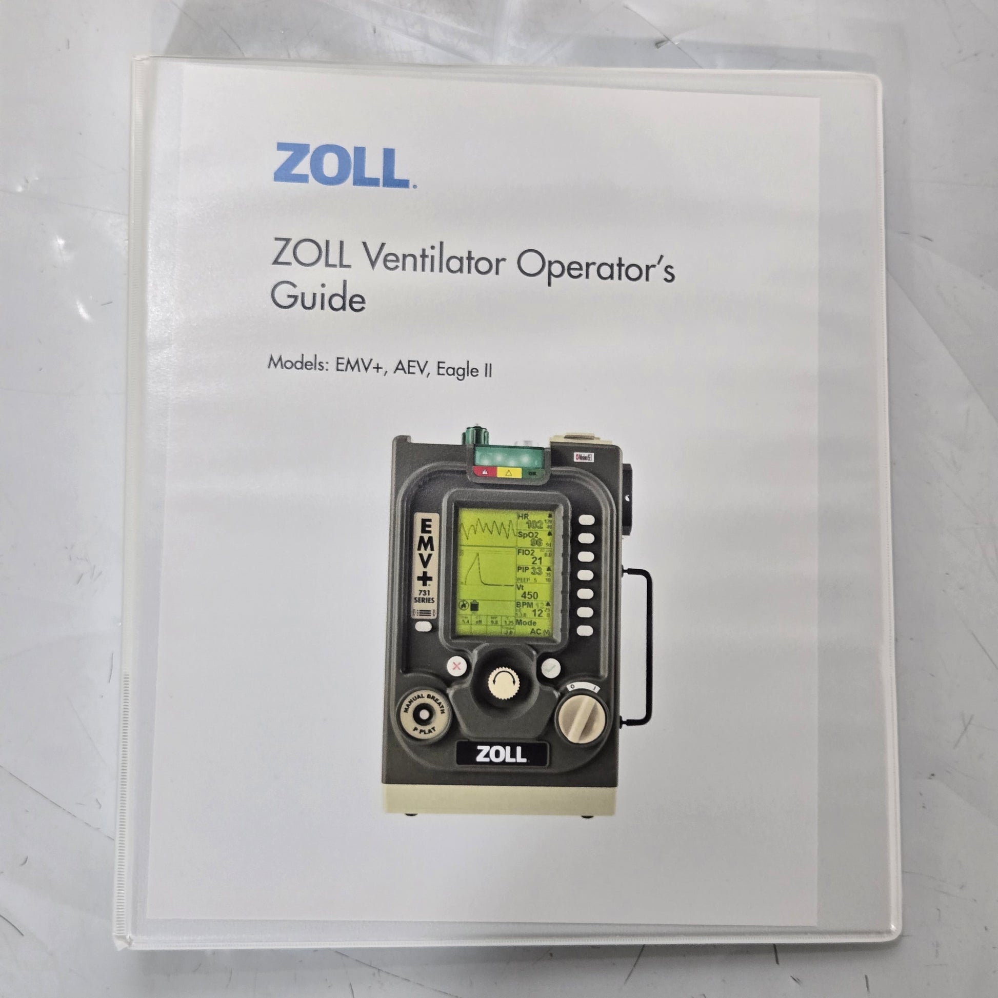 Zoll EMV 731 Ventilator Operator's Guide