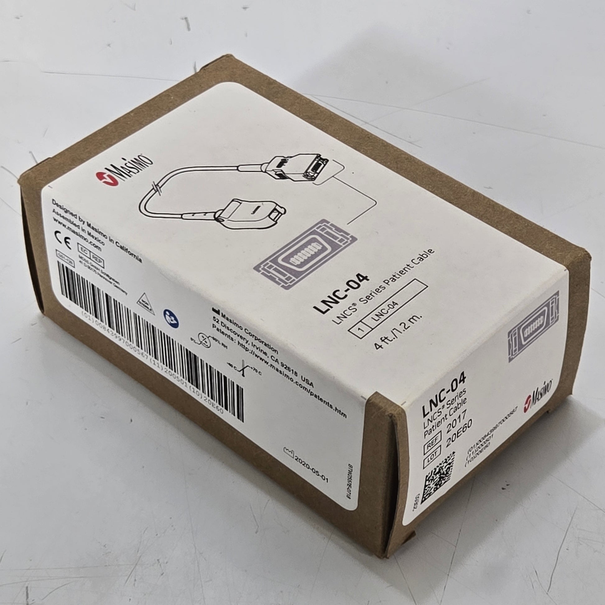 Zoll EMV 731 Ventilator Masimo LNC-04 Cable MPN 2017