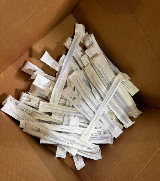 Case of 50 Covidien Argyle Yankauer Flexible Fine Capacity 8888504001 - New - MBR Medicals