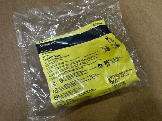 Covidien Enteral NonSterile Kangaroo ePump 500 mL Feeding Pump Bag Set 772055 - New - MBR Medicals
