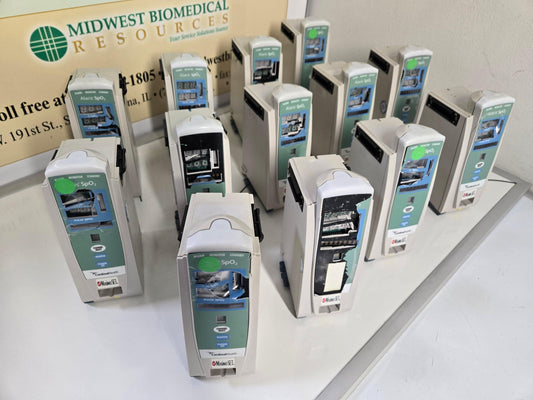 FOR PARTS Lot of 13 CareFusion Cardinal Health Alaris Nellcor OxiMax Oximetry SpO2 Module 8200 10406195 - MBR Medicals