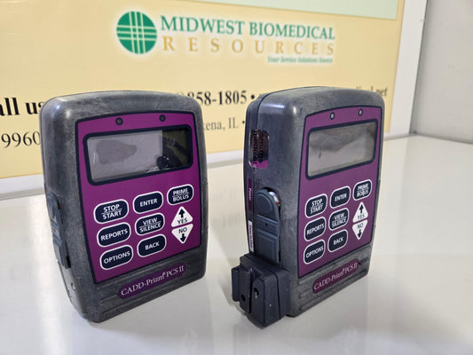 FOR PARTS Lot of 2 Smiths Medical CADD Prizm PCS II Model 6101 Ambulatory Infusion Pump 21-8851-01 - MBR Medicals