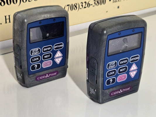 FOR PARTS Lot of 2 Smiths Medical CADD Prizm PCS Model 6101 Ambulatory Infusion Pump 21-8811-01 - MBR Medicals