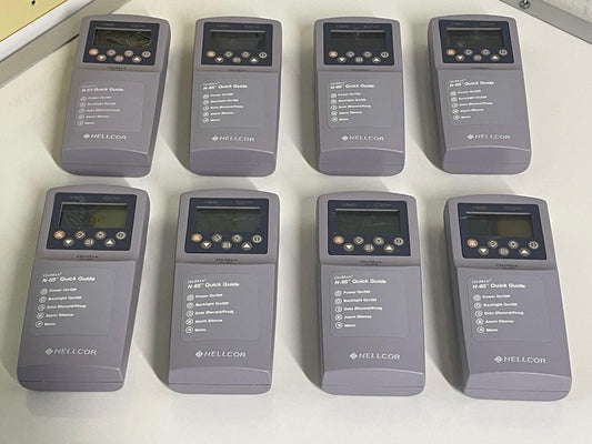 FOR PARTS Lot of 8 Nellcor OxiMax Handheld Pulse Oximeter Spo2 N-65 - MBR Medicals