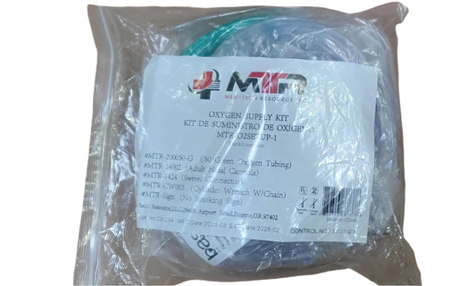 Med-Tech Resource Oxygen Supply Kit MTR-O2SETUP-1 - New - MBR Medicals