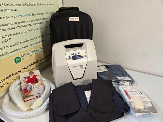 NEW Demo Electromed SmartVest HFCWO Therapy Airway Clearance System SQL Adult Large Hours 0.3 - MBR Medicals