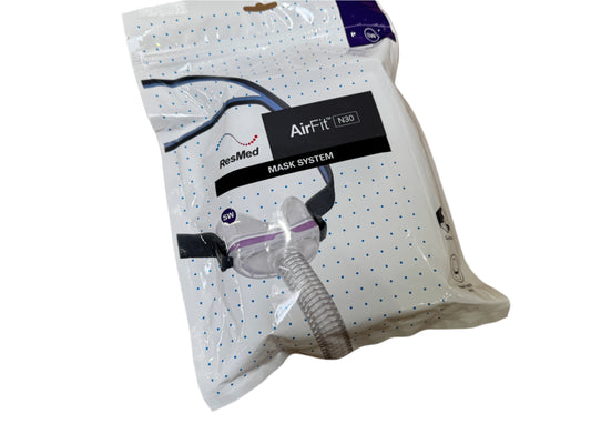 NEW ResMed AirFit N30 CPAP Nasal Mask System with Headgear SW 64224 - MBR Medicals