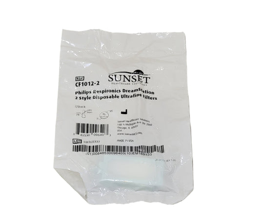 Philips Respironics DreamStation 2 Style Disposable Ultrafine Filters 2/pack CF1012-2 - New - MBR Medicals