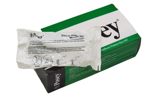 Posey Foam Trach Tie Large 8197L 12/Box - New - MBR Medicals