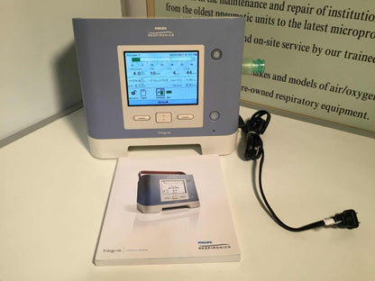 Certified refurbished Philips Respironics Trilogy 100 ventilator front view 2