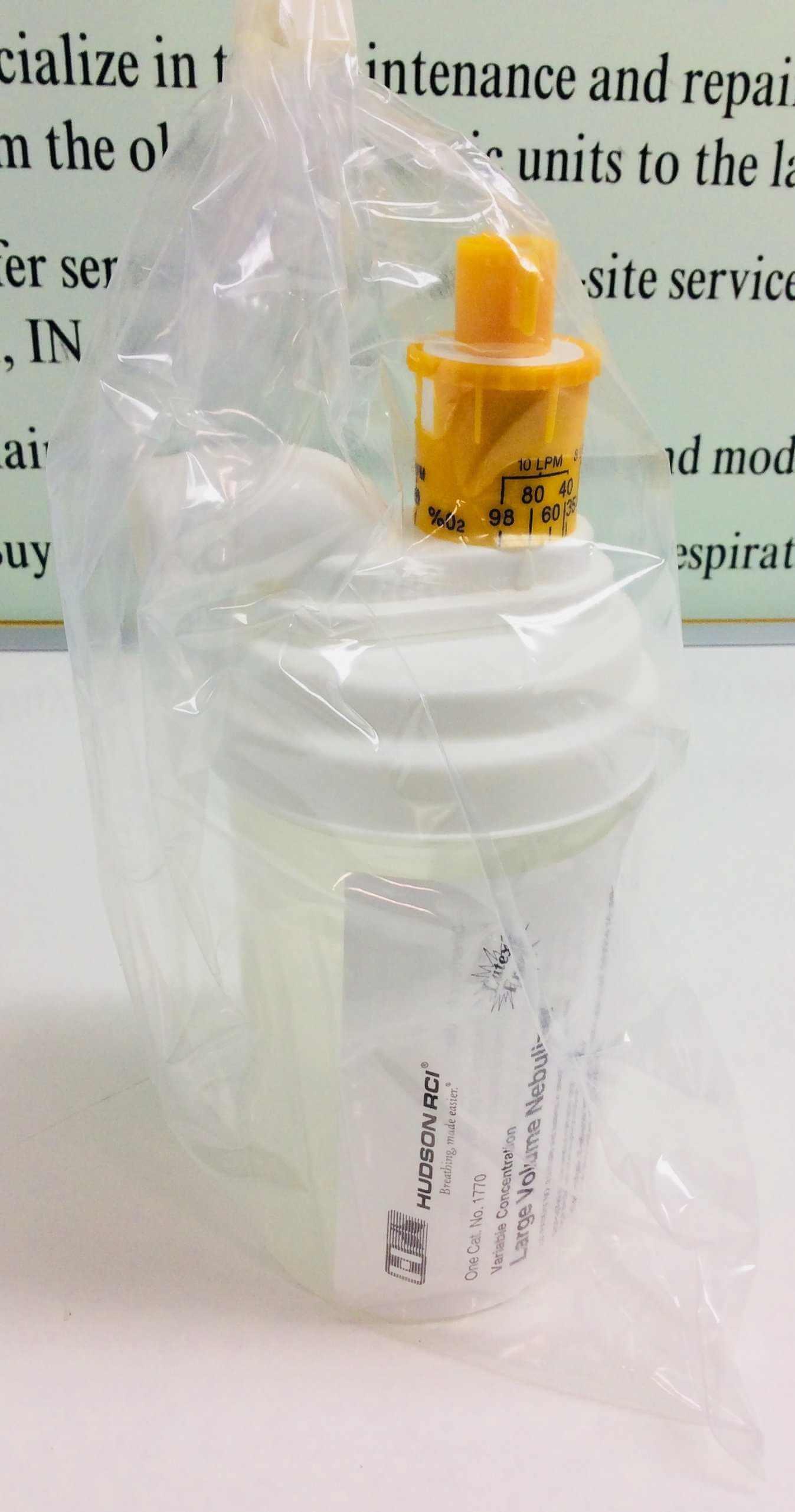 Case of 35 NEW Hudson RCI Disposable Large Volume Nebulizer Humidifier Bottle 1770 - MBR Medicals