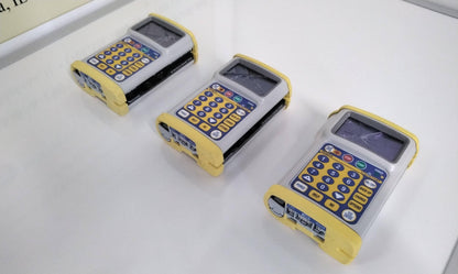 Damaged Lot of 3 Hospira Gemstar Yellow Pain Management Infusion Pump 13088 with Free Shipping - MBR Medicals