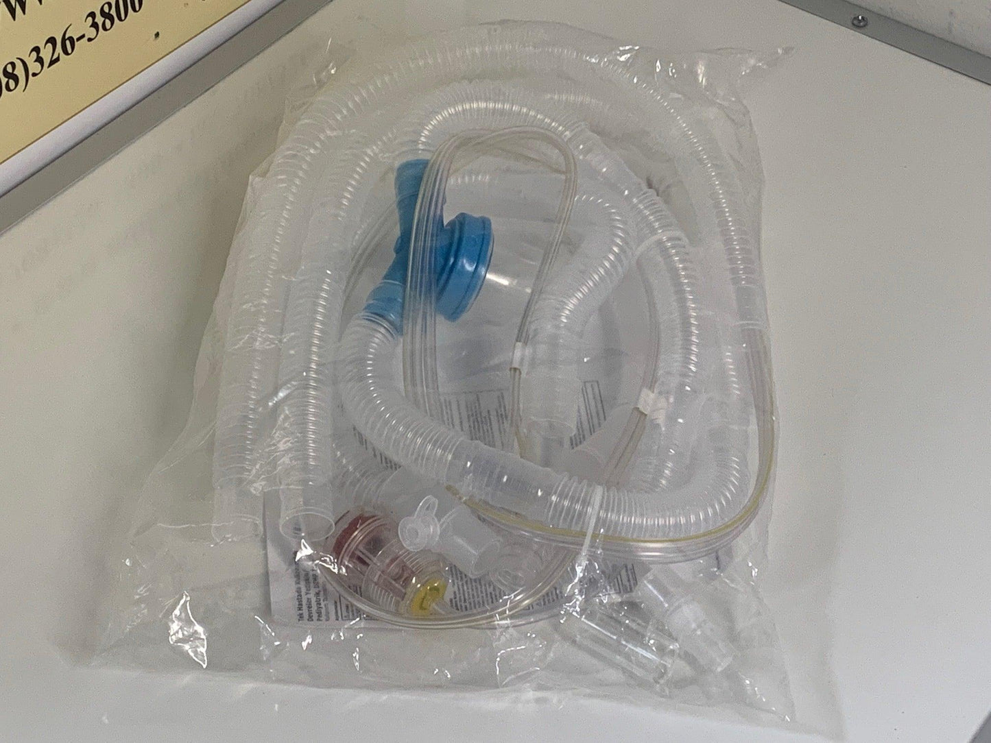 NEW 10PK CareFusion Vyaire Patient Circuit W/PEEP, W/1 Water Trap SPU 22mm 29697-001 - MBR Medicals