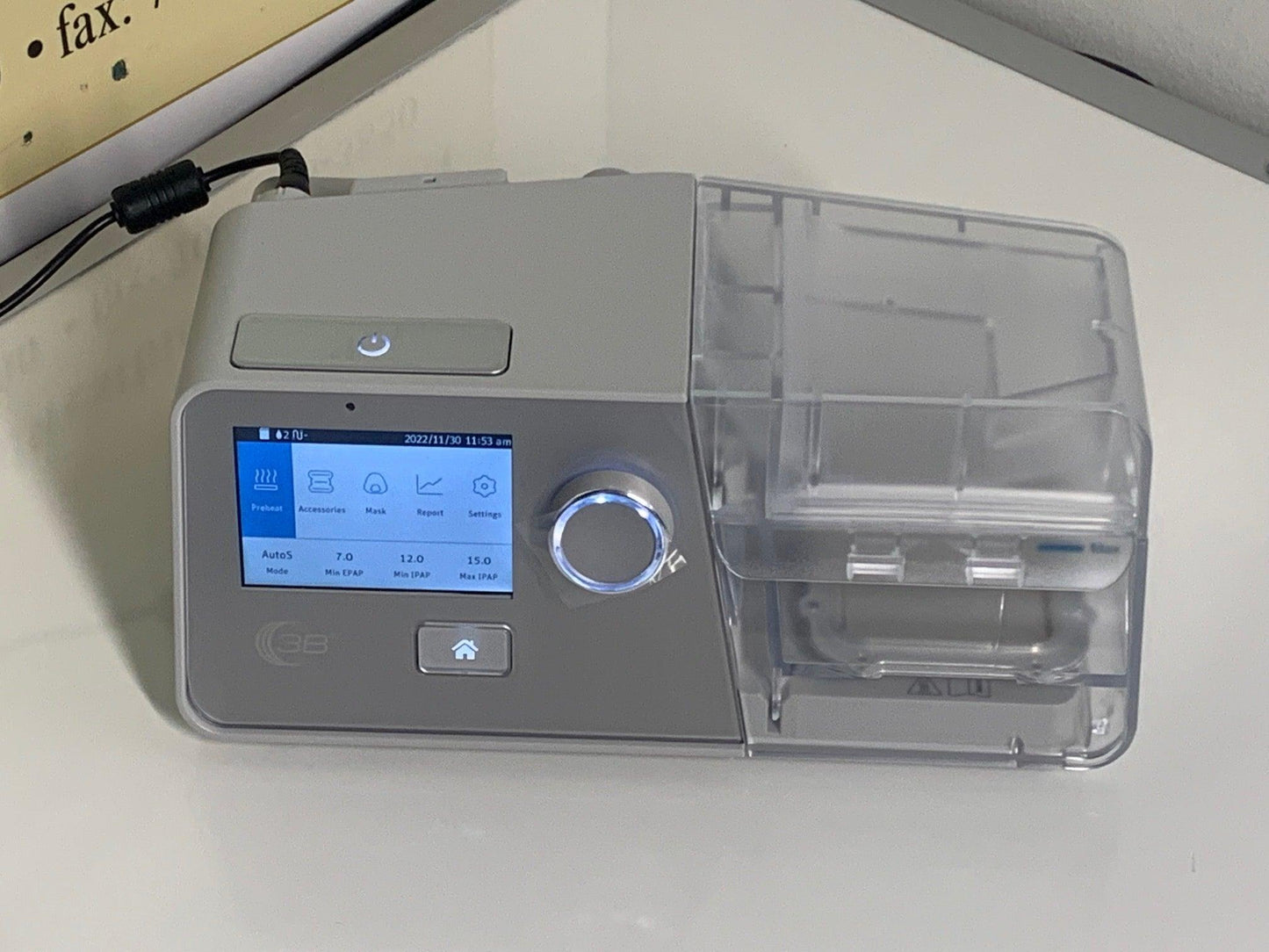 NEW 3B Luna G3 25A Auto-BiPAP Machine Package with Heated Humidifier - MBR Medicals