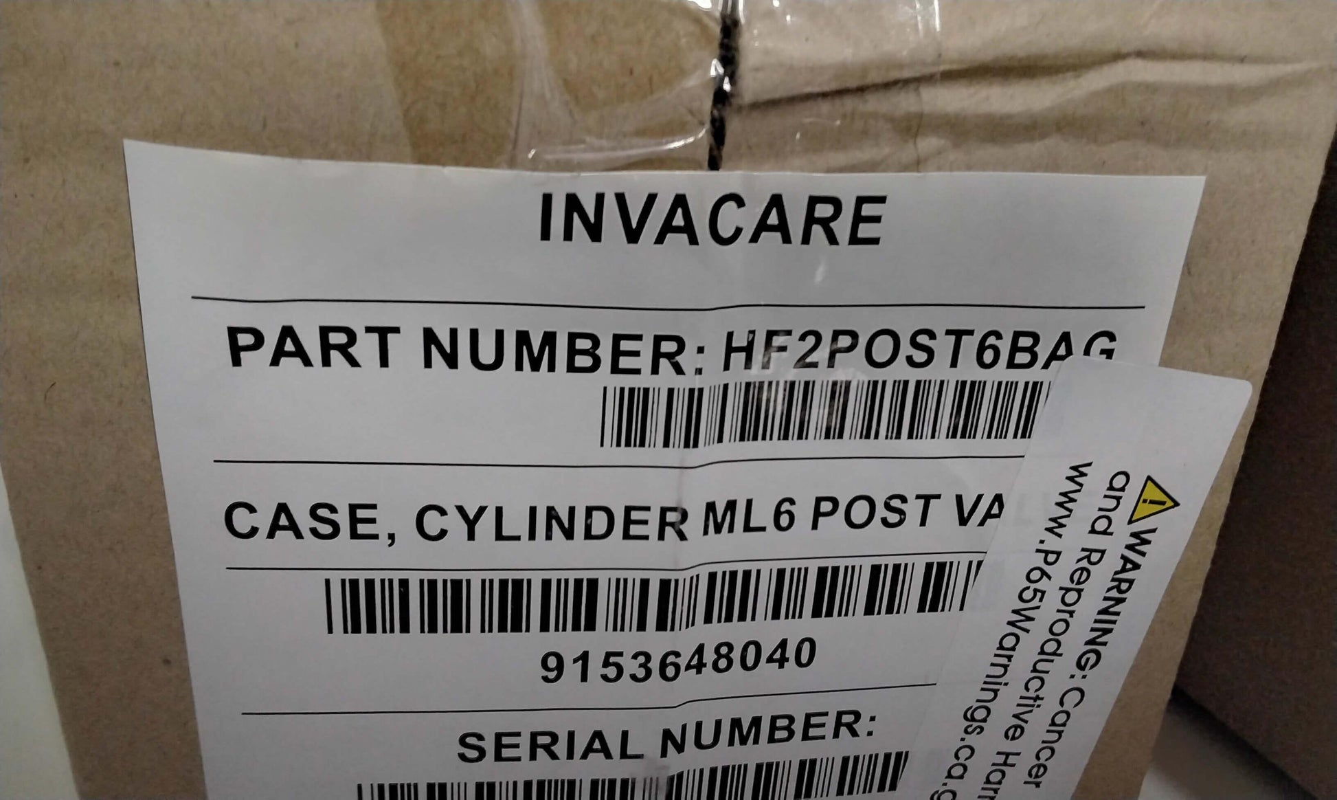 NEW Invacare ML6 Post Valve Oxygen Cylinder Tank and Carrying Bag HF2POST6KIT with Free Shipping and Warranty - MBR Medicals