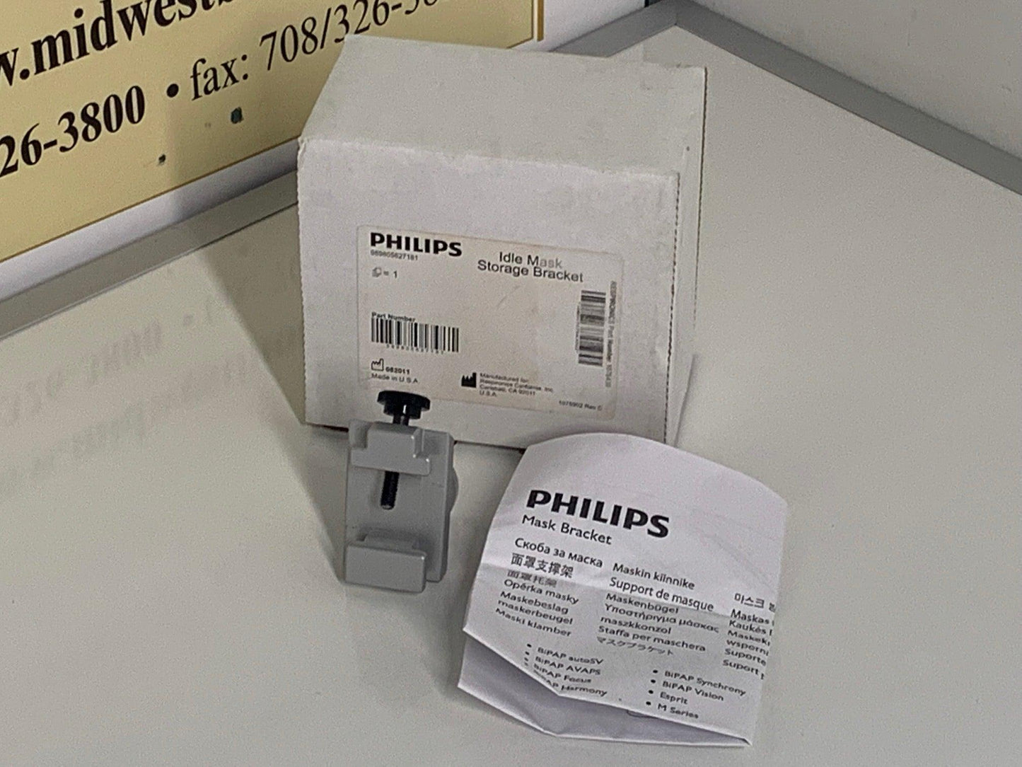 New Philips Respironics Idle Mask Storage Bracket 1076430 - MBR Medicals