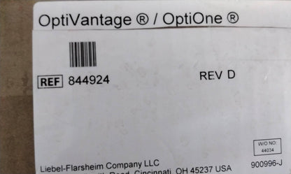 USED Mallinckrodt OptiVantage 125 ml RFID Faceplate 844924 with Free Shipping and Warranty - MBR Medicals