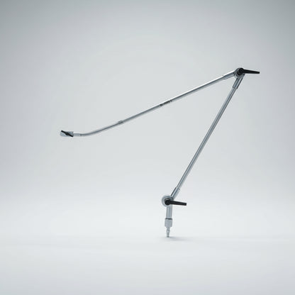 Ventilator circuit support arm front