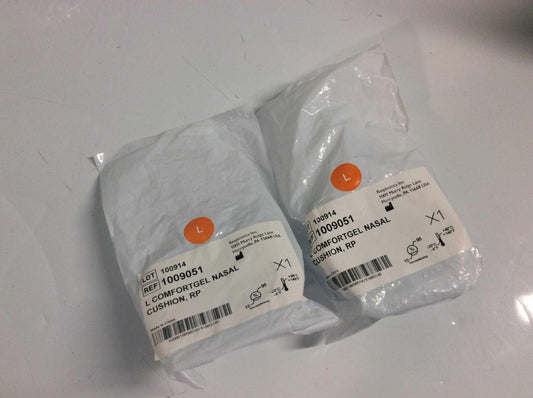 Lot of 2 NEW Philips Respironics Large ComfortGel Nasal Cushion 1009051 FREE Shipping - MBR Medicals