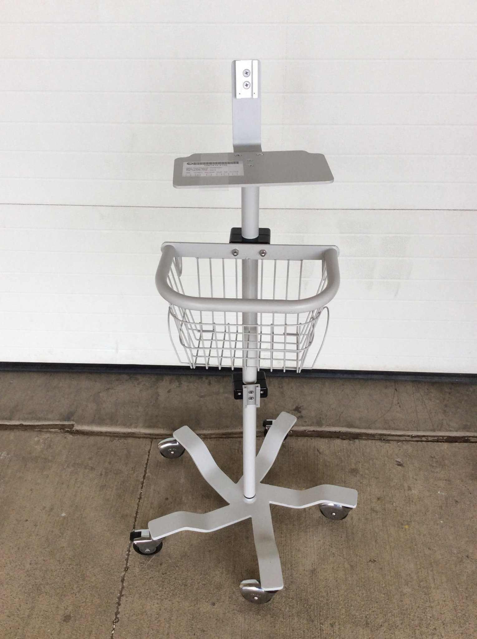NEW Demo Philips Respironics Rolling Cart Stand for Trilogy 100 200 202 EC Medical Ventilator 1047410 Warranty FREE SHIPPING - MBR Medicals