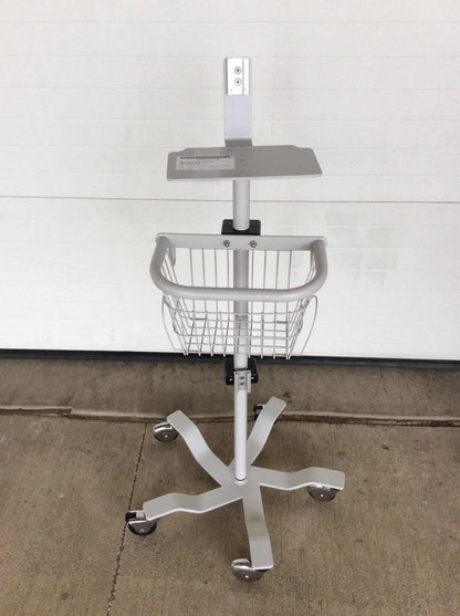 NEW Demo Philips Respironics Rolling Cart Stand for Trilogy 100 200 202 EC Medical Ventilator 1047410 Warranty FREE SHIPPING - MBR Medicals
