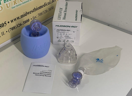 NEW Hudson RCI Teleflex Durable Adult Manual Resuscitator 5345 - MBR Medicals