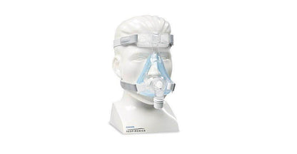NEW Philips Respironics Amara Gel full face mask with RS frame and standard headgear M 1090425 Medium Size - MBR Medicals
