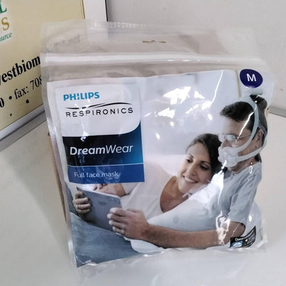 NEW Philips Respironics DreamWear Full Face Mask with Headgear 1133381 with Free Shipping - MBR Medicals