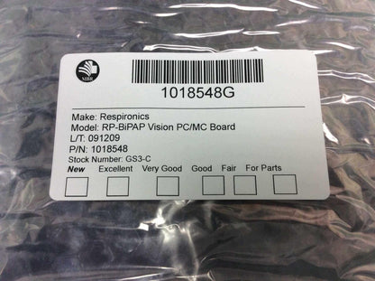 NEW Philips Respironics PC/MC Board for the Vision BIPAP Ventilatory Support System 1018548G Warranty FREE Shipping - MBR Medicals