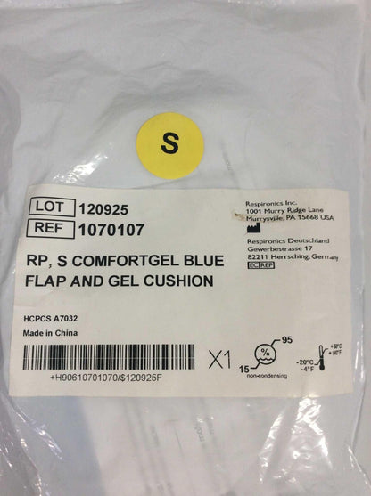 NEW Philips Respironics Small ComfortGel Blue Flap and Gel Cushion 1070107 FREE Shipping - MBR Medicals