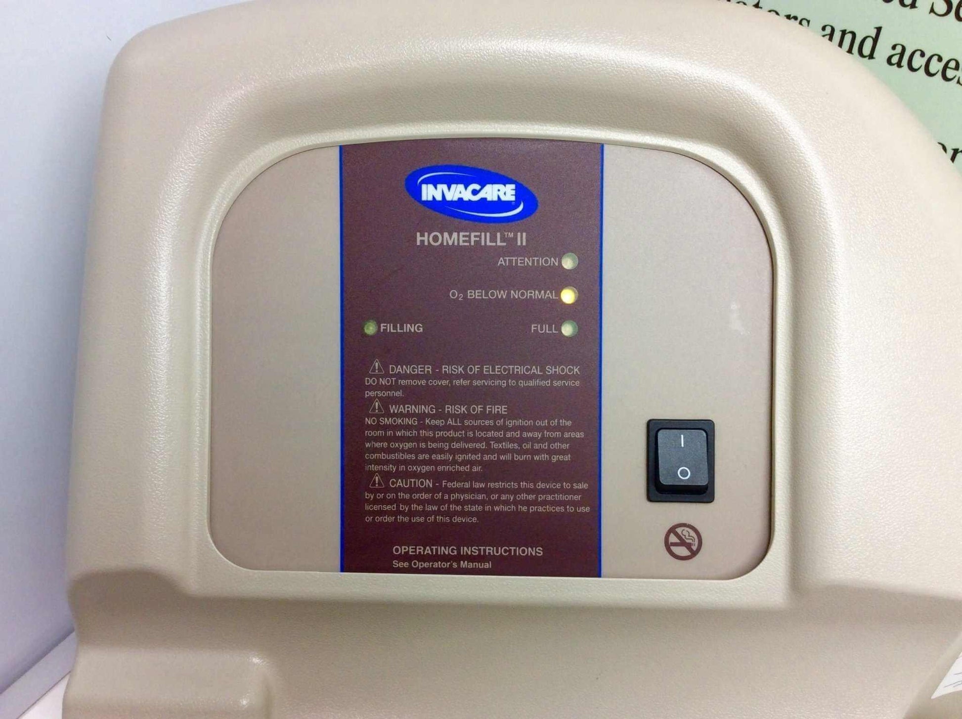 REFURBISHED Invacare HomeFill II IOH200 Warranty FREE Shipping - MBR Medicals