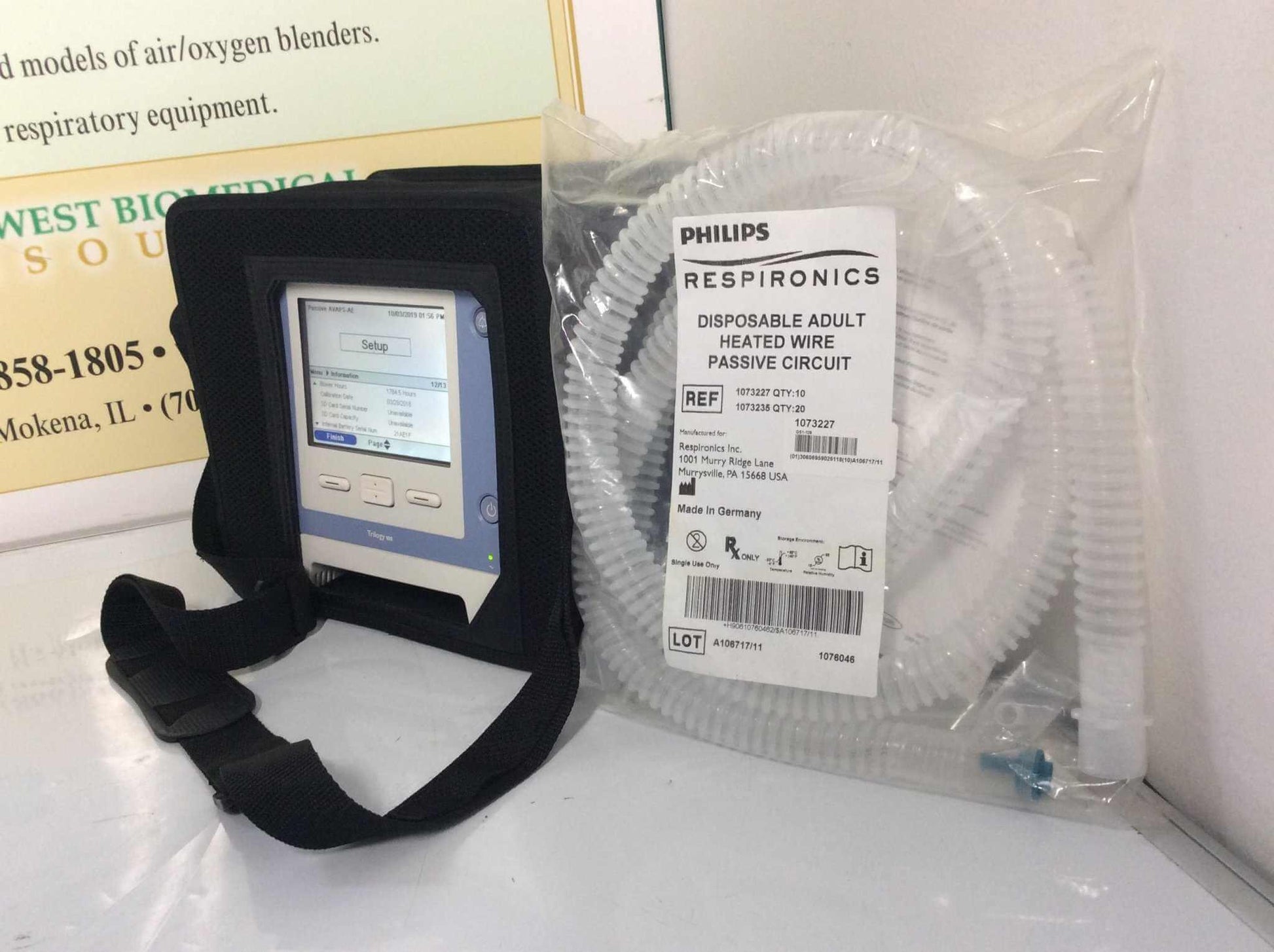 REFURBISHED Philips Respironics Trilogy 100 Ventilator with Bluetooth 1054260B - MBR Medicals