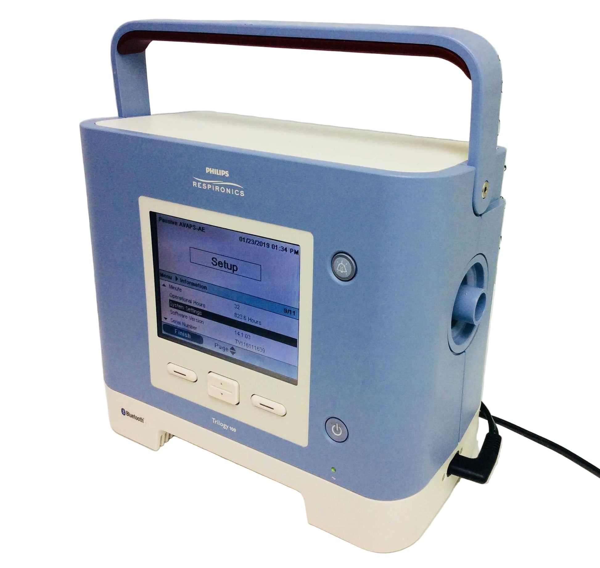 REFURBISHED Philips Respironics Trilogy 100 Bluetooth Ventilator 1054260B - MBR Medicals