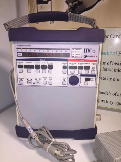 Used Carefusion LTV 1150 Ventilator with Power Supply 18984-001 - MBR Medicals