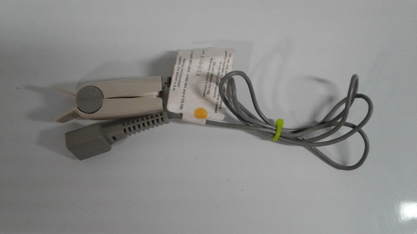 USED Nellcor Durasensor Adult Oxygen Sensor Transducer DS-100A Warranty FREE Shipping - MBR Medicals