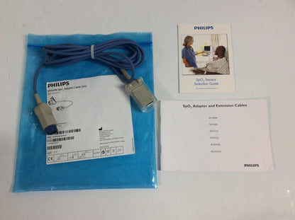 USED Philips Respironics M1900B SpO2 Adapter Cable 989803105451 Warranty FREE Shipping - MBR Medicals