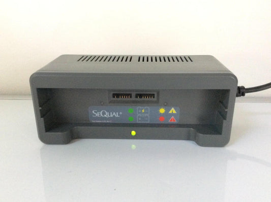 USED SeQual Eclipse Desktop External Battery Charger with Cord 3823 4162 4163 Warranty FREE Shipping - MBR Medicals