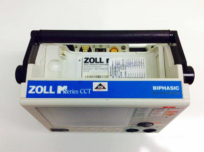 USED ZOLL M Series CCT Biphasic 200 JOULES MAX Defibrillator 12SL Program Warranty FREE Shipping - MBR Medicals