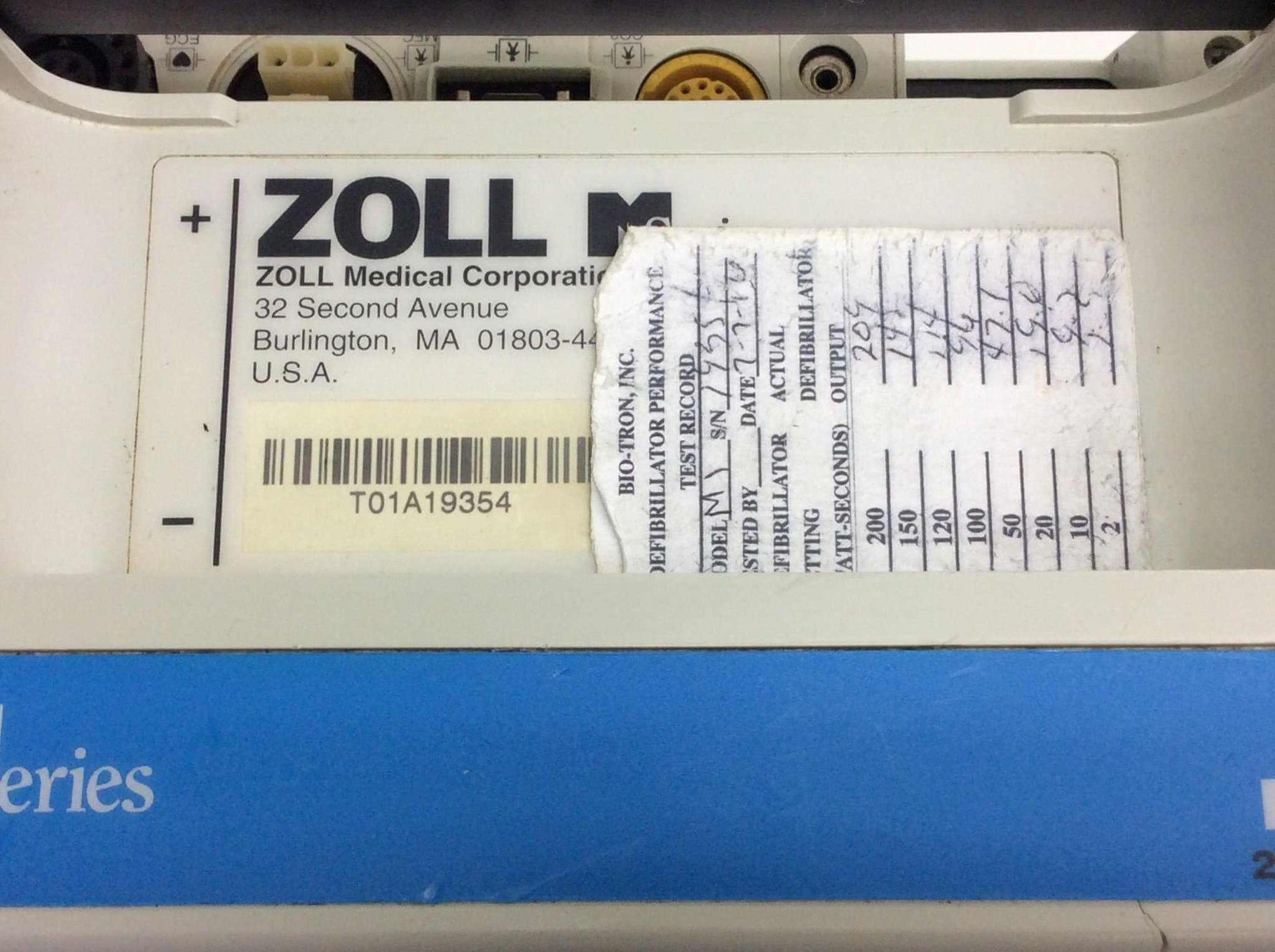 USED ZOLL M Series CCT Biphasic 200 JOULES MAX Defibrillator 12SL Program With Accessories Warranty FREE SHIPPING - MBR Medicals